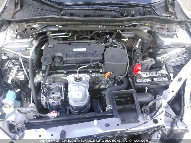 1HGCR2F50HA210011 - 2017 HONDA ACCORD SPORT ვერცხლისფერი ფოტო 10