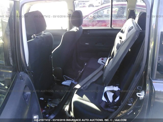JTLKT324964124548 - 2006 TOYOTA SCION XB BLACK photo 8