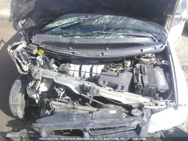 1B4GP44G4YB769347 - 2000 DODGE GRAND CARAVAN SE/SPORT SILVER photo 10