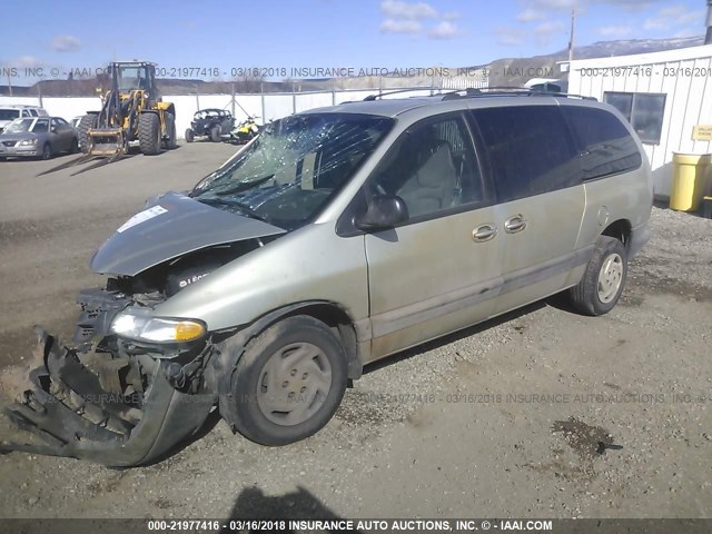 1B4GP44G4YB769347 - 2000 DODGE GRAND CARAVAN SE/SPORT SILVER photo 2