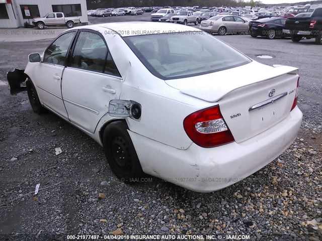 4T1BE32K93U246659 - 2003 TOYOTA CAMRY LE/XLE/SE Ақ фото 3