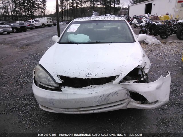 4T1BE32K93U246659 - 2003 TOYOTA CAMRY LE/XLE/SE Ақ фото 6