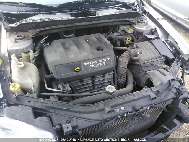 1B3BD4FB2BN586754 - 2011 DODGE AVENGER EXPRESS 银色 照片 10