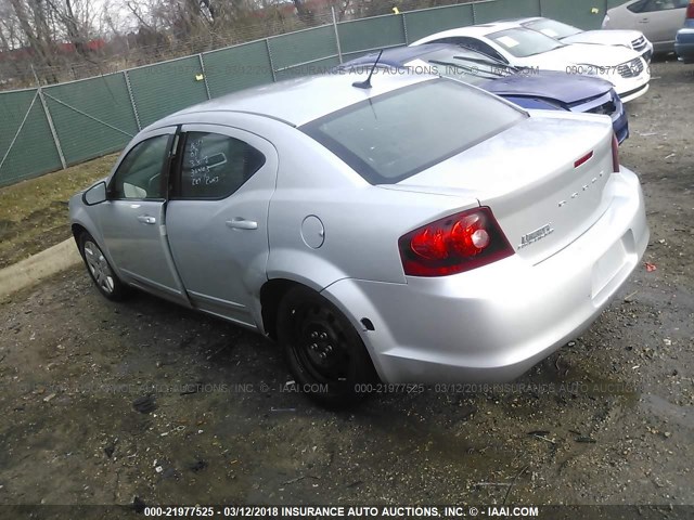 1B3BD4FB2BN586754 - 2011 DODGE AVENGER EXPRESS 银色 照片 3