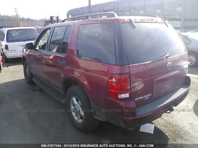 1FMZU63KX4ZA29529 - 2004 FORD EXPLORER XLT/XLT SPORT/NBX RED photo 3