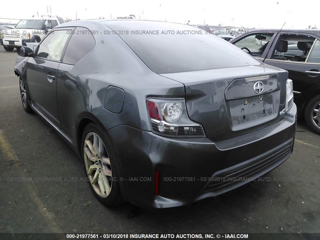 JTKJF5C75F3092425 - 2015 TOYOTA SCION TC 灰色 照片 3