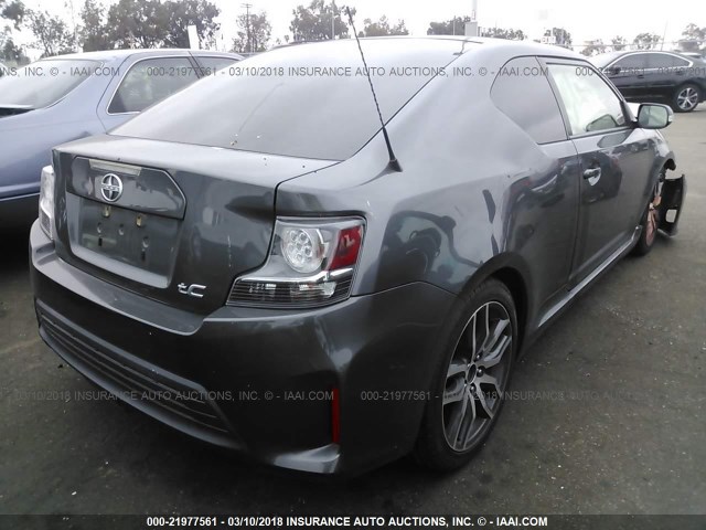 JTKJF5C75F3092425 - 2015 TOYOTA SCION TC 灰色 照片 4