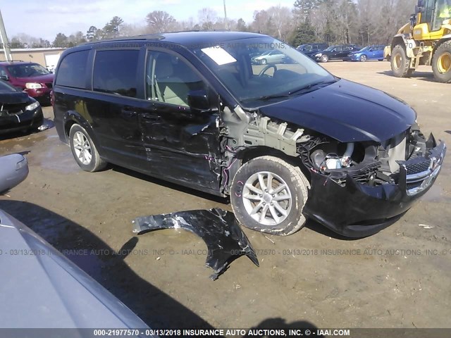 2C4RDGCG7FR523835 - 2015 DODGE GRAND CARAVAN SXT BLACK photo 1