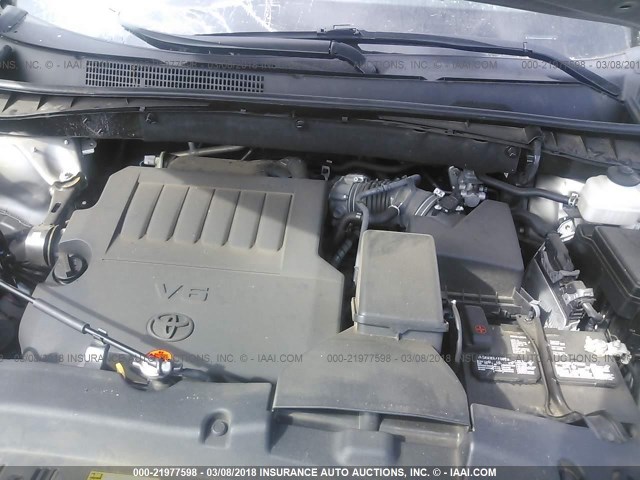 5TDZKRFH8GS121708 - 2016 TOYOTA HIGHLANDER LE/LE PLUS SILVER photo 10