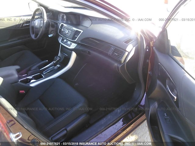 1HGCR2F52DA242114 - 2013 HONDA ACCORD SPORT 勃艮第红 照片 5