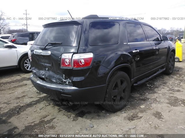 1GKKVRED5CJ337003 - 2012 GMC ACADIA SLT-1 Czarny zdjęcie 4