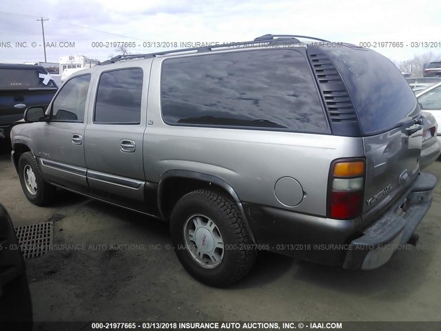 1GKFK16Z33J114206 - 2003 GMC YUKON XL K1500 SILVER photo 3