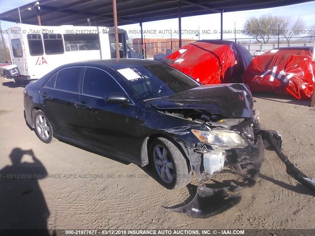 4T1BK46K57U048269 - 2007 TOYOTA CAMRY NEW GENERAT LE/XLE/SE BLACK photo 1