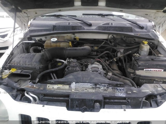 1J4GL48K44W103437 - 2004 JEEP LIBERTY SPORT 白色 照片 10