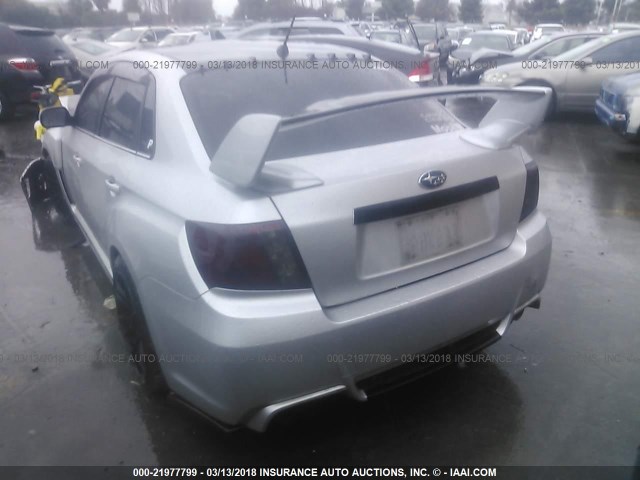 JF1GV7E68BG503281 - 2011 SUBARU IMPREZA WRX SILVER photo 3