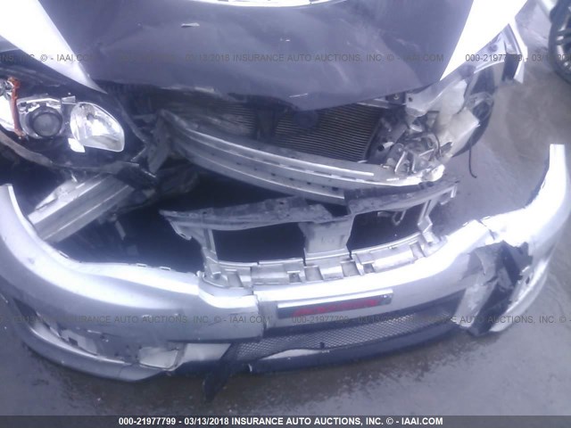 JF1GV7E68BG503281 - 2011 SUBARU IMPREZA WRX SILVER photo 6