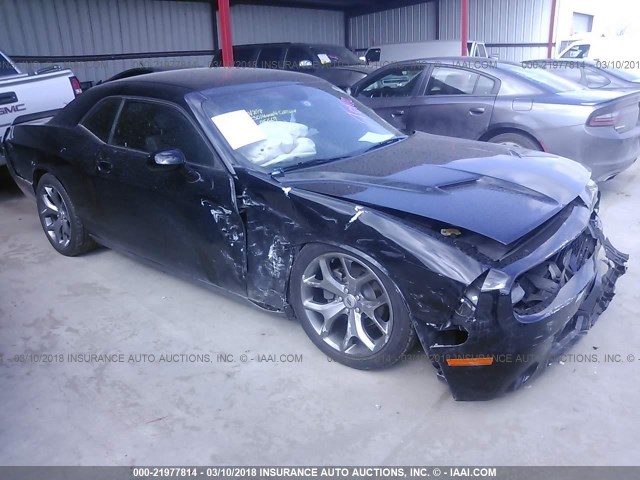 2C3CDZAGXHH555048 - 2017 DODGE CHALLENGER SXT BLACK photo 1