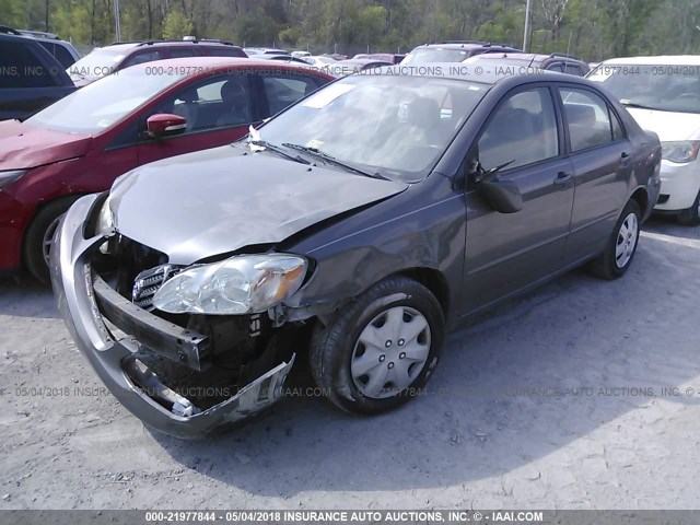 2T1BR32E37C827158 - 2007 TOYOTA COROLLA CE/LE/S GRAY photo 2