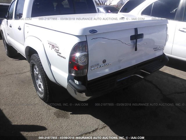 3TMJU4GN3AM097050 - 2010 TOYOTA TACOMA DOUBLE CAB PRERUNNER WHITE photo 6