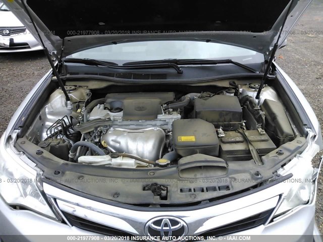 4T1BF1FK4EU308063 - 2014 TOYOTA CAMRY L/SE/LE/XLE SILVER photo 10