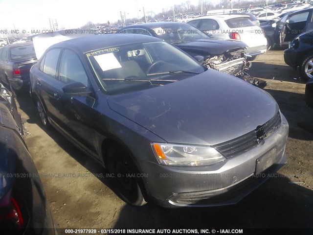 3VW2K7AJ9BM330574 - 2011 VOLKSWAGEN JETTA S GRAY photo 1