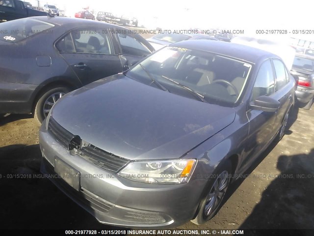 3VW2K7AJ9BM330574 - 2011 VOLKSWAGEN JETTA S GRAY photo 2