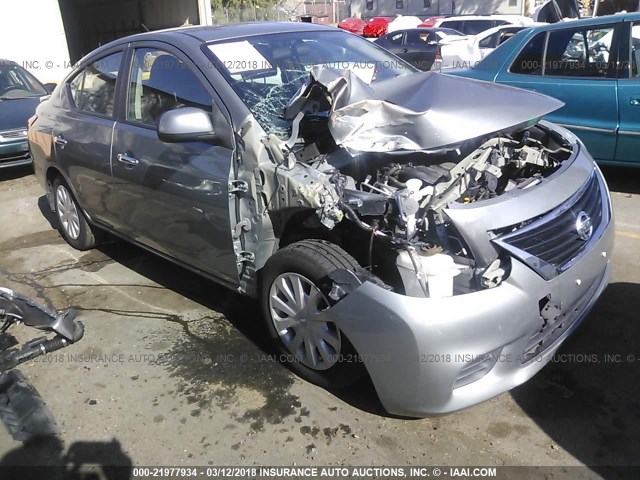 3N1CN7AP9DL871073 - 2013 NISSAN VERSA S/S PLUS/SV/SL SILVER photo 1