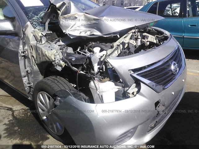 3N1CN7AP9DL871073 - 2013 NISSAN VERSA S/S PLUS/SV/SL SILVER photo 6