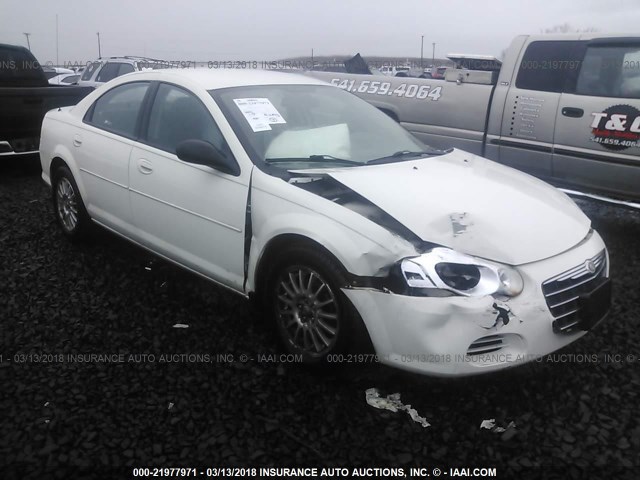 1C3EL56R06N121384 - 2006 CHRYSLER SEBRING TOURING WHITE photo 1