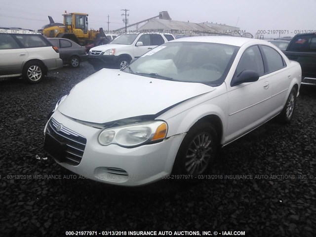 1C3EL56R06N121384 - 2006 CHRYSLER SEBRING TOURING WHITE photo 2