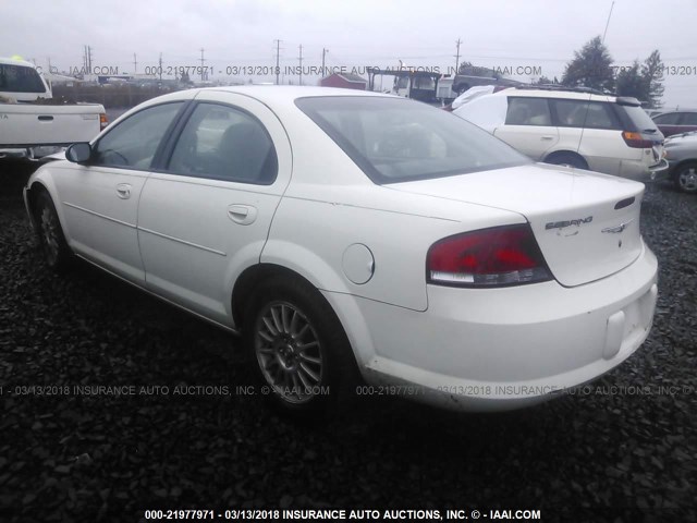 1C3EL56R06N121384 - 2006 CHRYSLER SEBRING TOURING WHITE photo 3