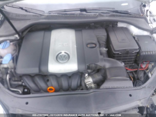 3VWKM71K69M300753 - 2009 VOLKSWAGEN JETTA S SILVER photo 10