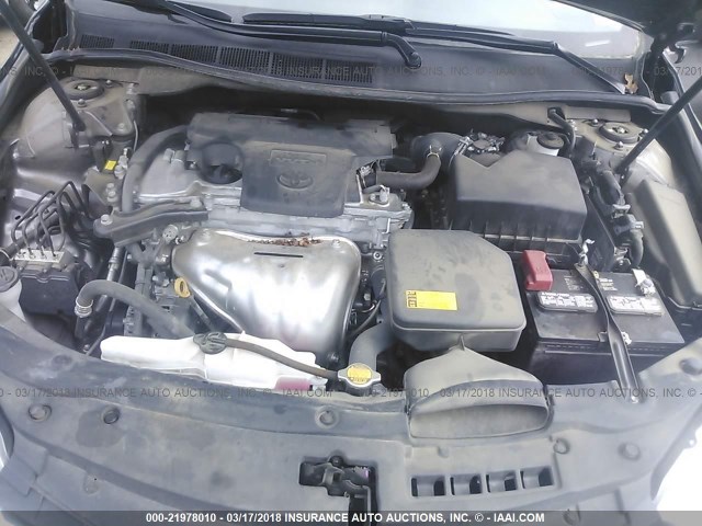 4T4BF1FK6FR458568 - 2015 TOYOTA CAMRY LE/XLE/SE/XSE Gris photo 10
