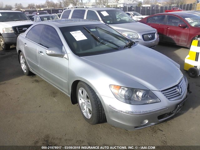 JH4KB16628C000255 - 2008 ACURA RL SILVER photo 1