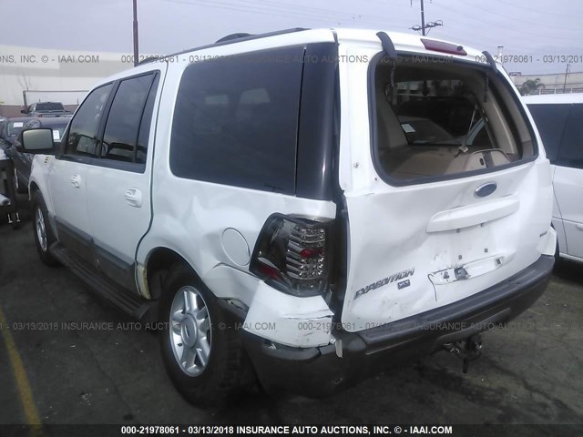 1FMPU16L84LB27072 - 2004 FORD EXPEDITION XLT WHITE photo 3