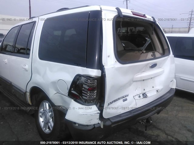 1FMPU16L84LB27072 - 2004 FORD EXPEDITION XLT WHITE photo 6