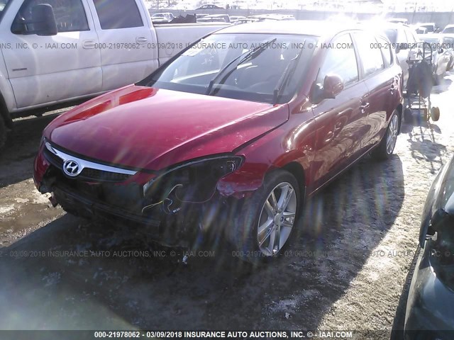 KMHDC86E79U040569 - 2009 HYUNDAI ELANTRA TOURING  RED photo 2