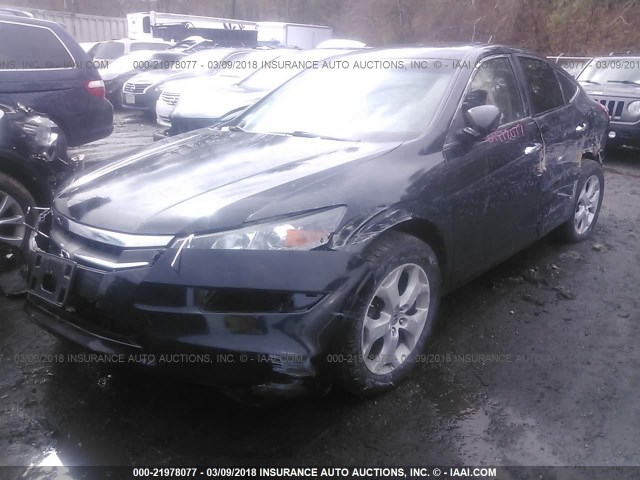 5J6TF2H52CL007276 - 2012 HONDA CROSSTOUR EXL შავი ფოტო 2