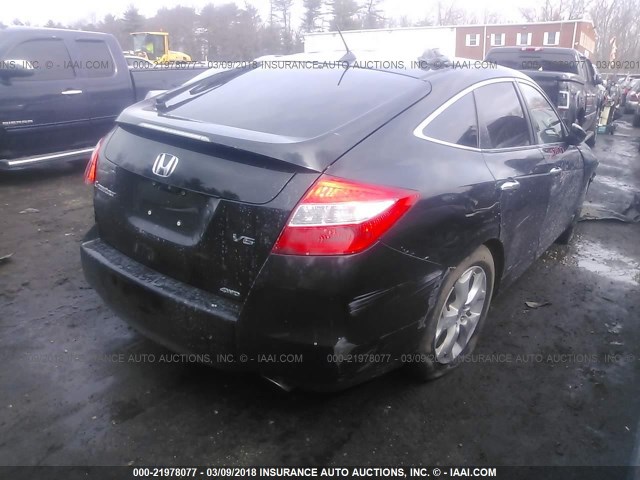 5J6TF2H52CL007276 - 2012 HONDA CROSSTOUR EXL BLACK photo 4