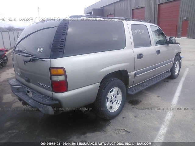 1GNFK16Z03J218011 - 2003 CHEVROLET SUBURBAN K1500 TAN photo 4