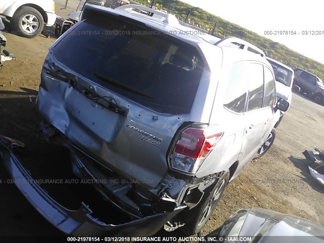 JF2SJAGC6HH510802 - 2017 SUBARU FORESTER 2.5I PREMIUM SILVER photo 4