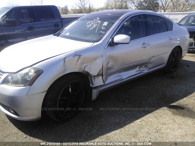 JNKAY01E56M105799 - 2006 INFINITI M35 SPORT GRAY photo 6