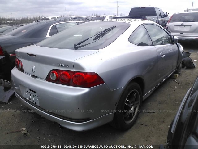 JH4DC54826S023488 - 2006 ACURA RSX SILVER photo 4
