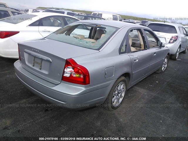 YV1TS592751399266 - 2005 VOLVO S80 2.5T SILVER photo 4