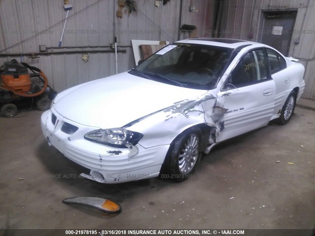 1G2NF52T51M641443 - 2001 PONTIAC GRAND AM SE1 WHITE photo 2