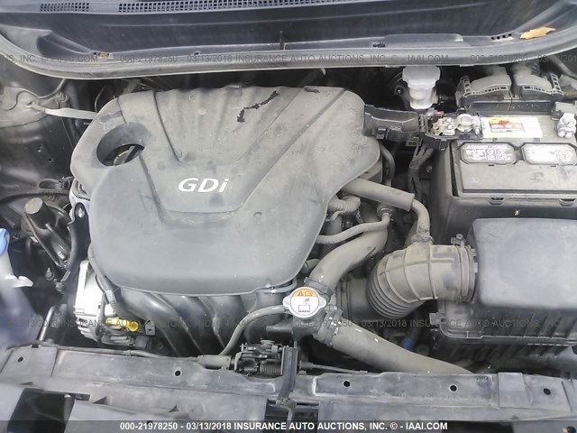 KNADM4A36E6340244 - 2014 KIA RIO LX Սև լուսանկար 10