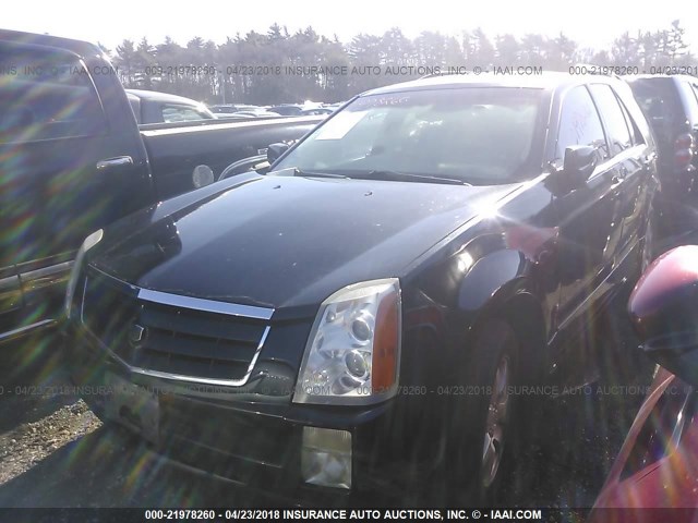 1GYEE637960179628 - 2006 CADILLAC SRX BLACK photo 2