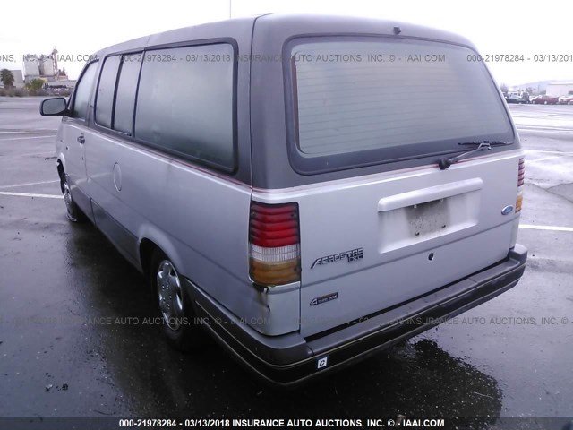 1FMDA41X3LZB19397 - 1990 FORD AEROSTAR GRAY photo 3