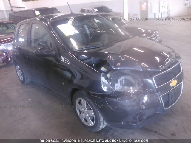 KL1TD66E79B310338 - 2009 CHEVROLET AVEO LS/LT 黑色 照片 1