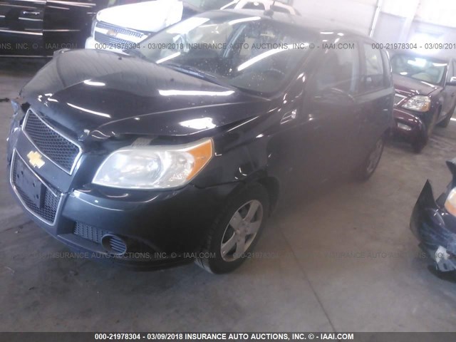 KL1TD66E79B310338 - 2009 CHEVROLET AVEO LS/LT 黑色 照片 2